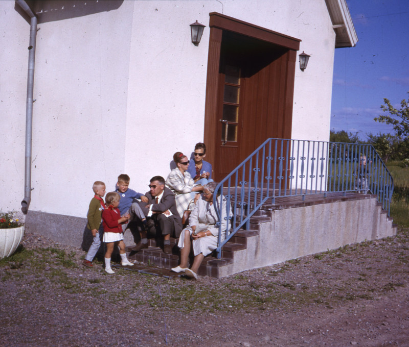 På trappen